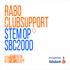 Stem op SBC2000 bij Rabo ClubSupport!